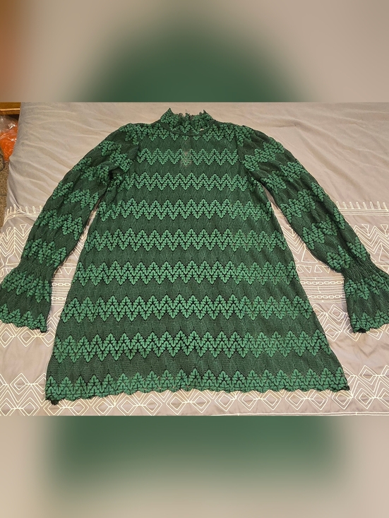 Free People Dresses & Skirts - Free People Green Simone Mini Dress Size Medium